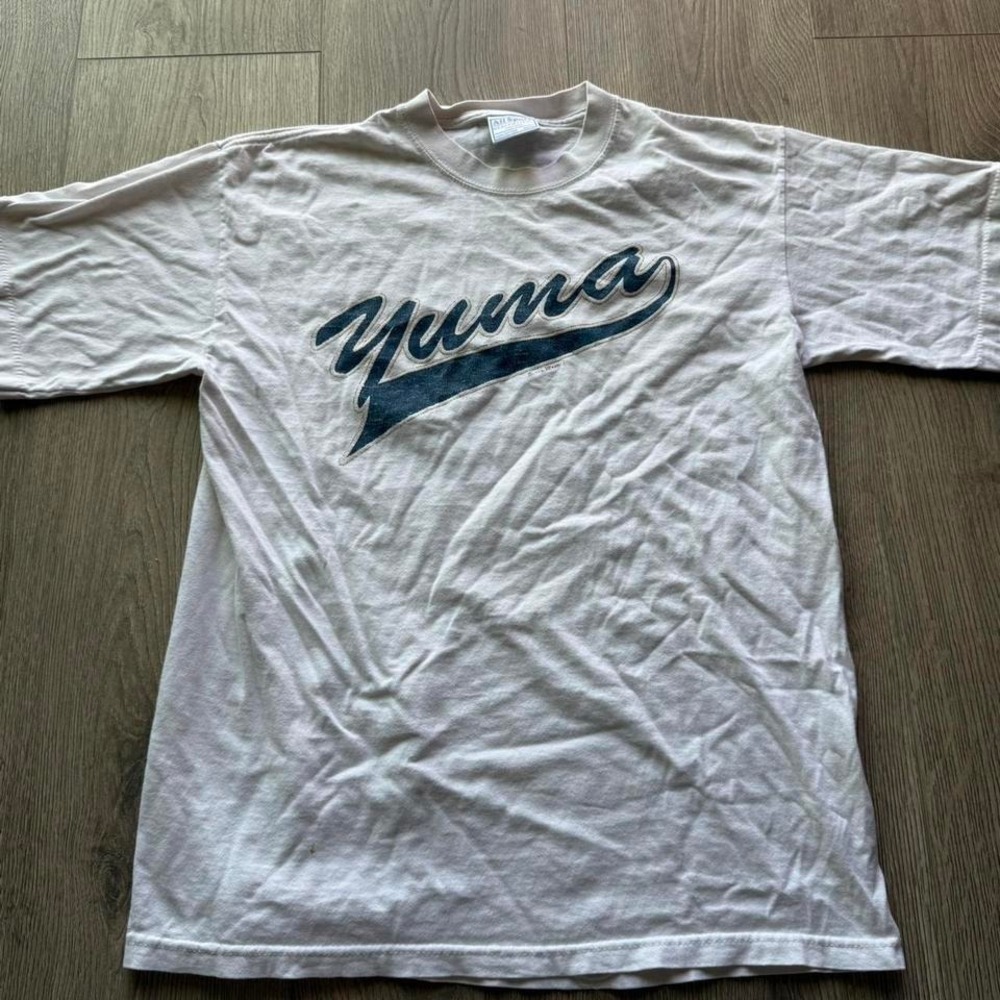 Vintage Style Yuma Texas Graphic T-Shirt All Sport Heavyweight Faded Tee Size M